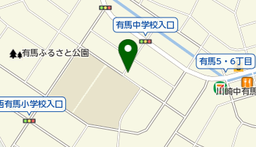 有馬文具の地図画像