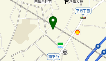 美容室ルピナスの地図画像