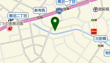 テジマ石装の地図画像