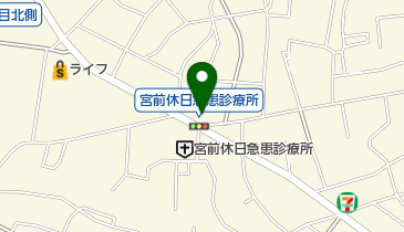 ポー・リー動物病院の地図画像