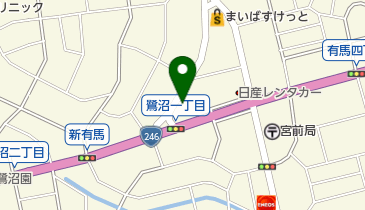 森安動物病院の地図画像