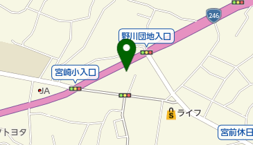 古田製作所の地図画像