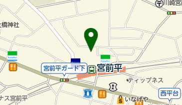 ハイフキヤドラッグ 宮前平店の地図画像