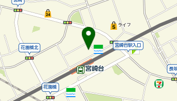 グラッチェガーデンズ川崎宮崎台店の地図画像