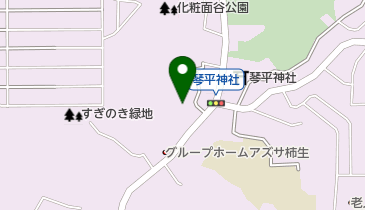 琴平神社の地図画像