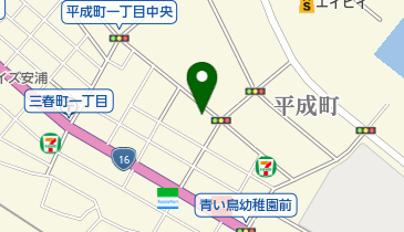 オートショップカシワギの地図画像