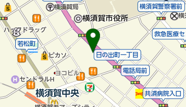 東京ガス ライフバル横須賀中央の地図画像