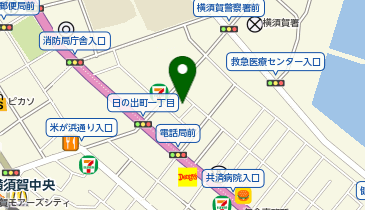 カギの救急車横須賀中央店の地図画像