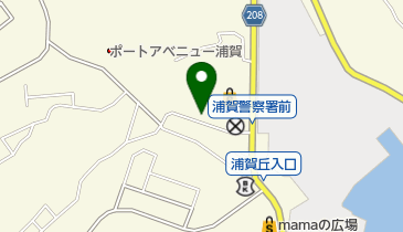 横須賀市 浦賀コミュニティセンターの地図画像