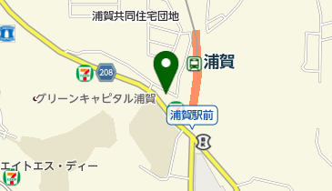 儀礼館大野屋浦賀ホールの地図画像