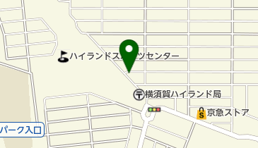 武蔵野教会横須賀伝道所の地図画像