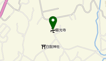 最光寺の地図画像