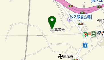 萬蔵寺の地図画像