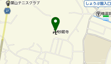 妙蔵寺の地図画像