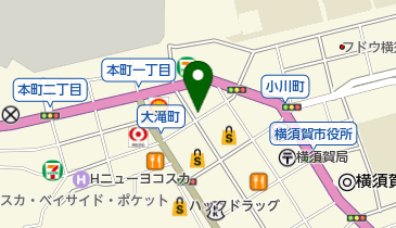 山仙商店の地図画像