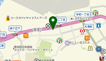 横須賀市立総合福祉会館の地図画像