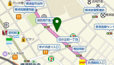 横浜幸銀信用組合横須賀支店の地図画像