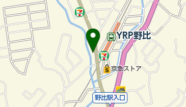 花専科カタヤマ野比本店の地図画像