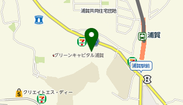 浦賀鈴木整骨院の地図画像