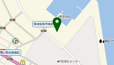 株式会社横須賀魚市場の地図画像