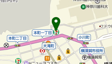 扶洋サロン横須賀の地図画像