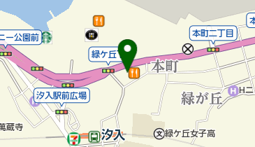 共同通信社横須賀通信部の地図画像