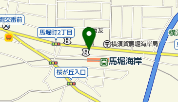 アザミ美容室 馬堀店の地図画像