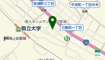 スワン美容室の地図画像