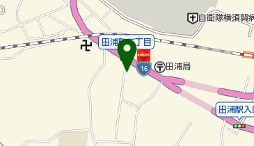 田浦不動産の地図画像