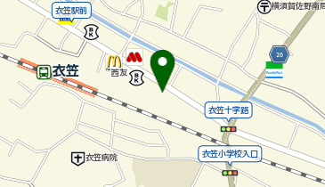 ささきのメガネ 衣笠店の地図画像