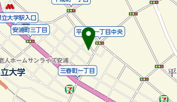 日本調剤平成薬局の地図画像