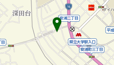 ビジネス旅館しろがねの地図画像