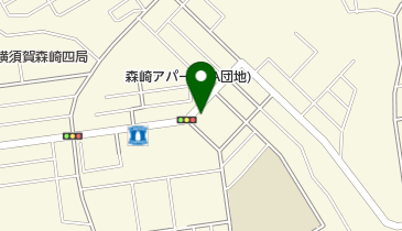 横須賀市役所 森崎青少年の家・みんなの家の地図画像