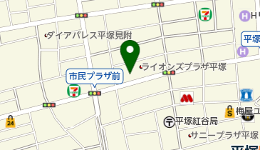 おもちゃの店くるみの地図画像