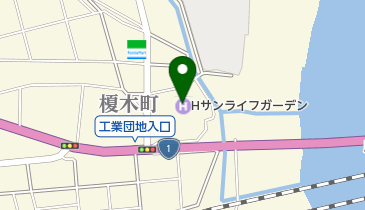 ホテルサンライフガーデン衣裳室の地図画像