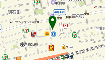 越野ビルの地図画像