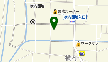 白光舎 横内店の地図画像
