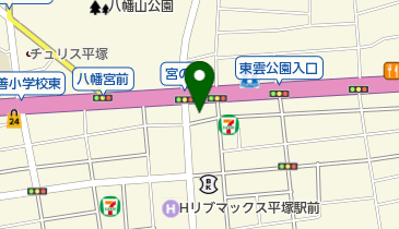 ジュポン化粧品湘南中央販社の地図画像