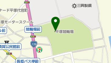 平塚競輪場の地図画像