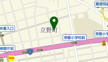 晴雲寺の地図画像