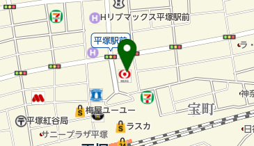 極東証券株式会社 平塚支店の地図画像