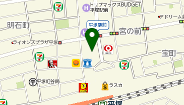 みずほ証券株式会社 平塚支店の地図画像