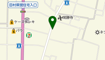 シャディサラダ館平塚田村店の地図画像