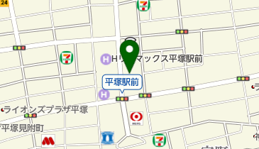 フコク生命平塚営業所の地図画像