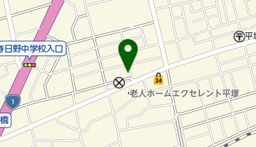 平塚市消防分団 第一分団の地図画像