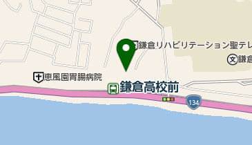 七里が浜修道院の地図画像