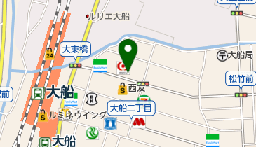 浜銀TT証券株式会社大船支店の地図画像