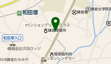 トムズどうぶつ病院鎌倉の地図画像