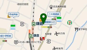 山本歯科鎌倉審美歯科・口腔インプラントセンターの地図画像