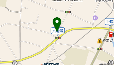 内田理容六地蔵店の地図画像